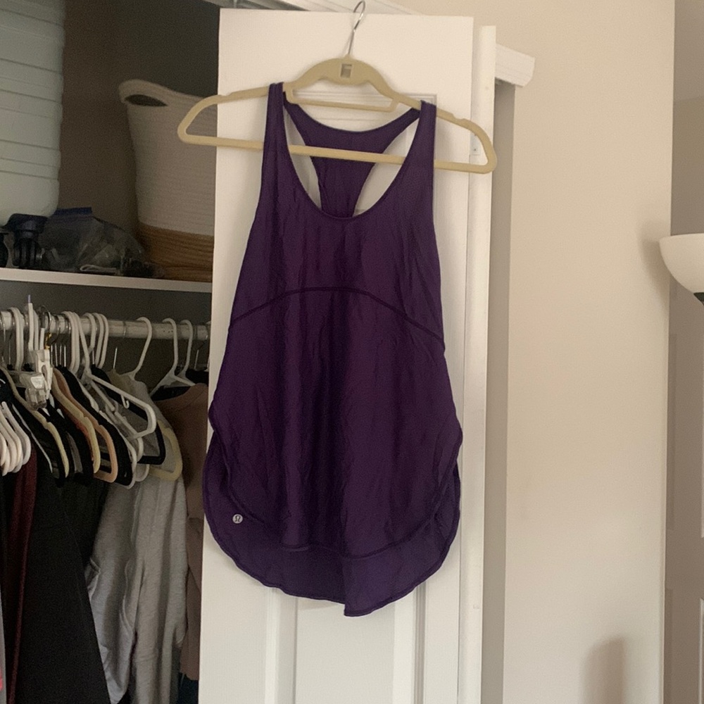Lululemon purple tank top